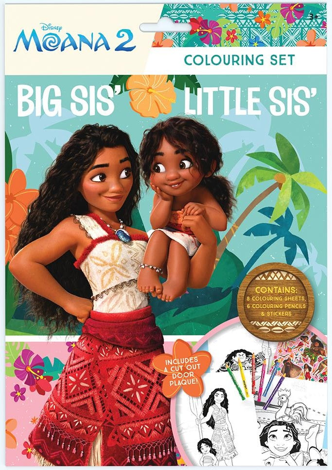 Moana Colouring Set