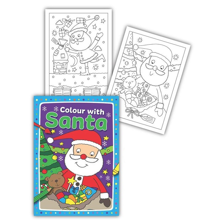 Colour With Santa Colouring Book - Anilas UK