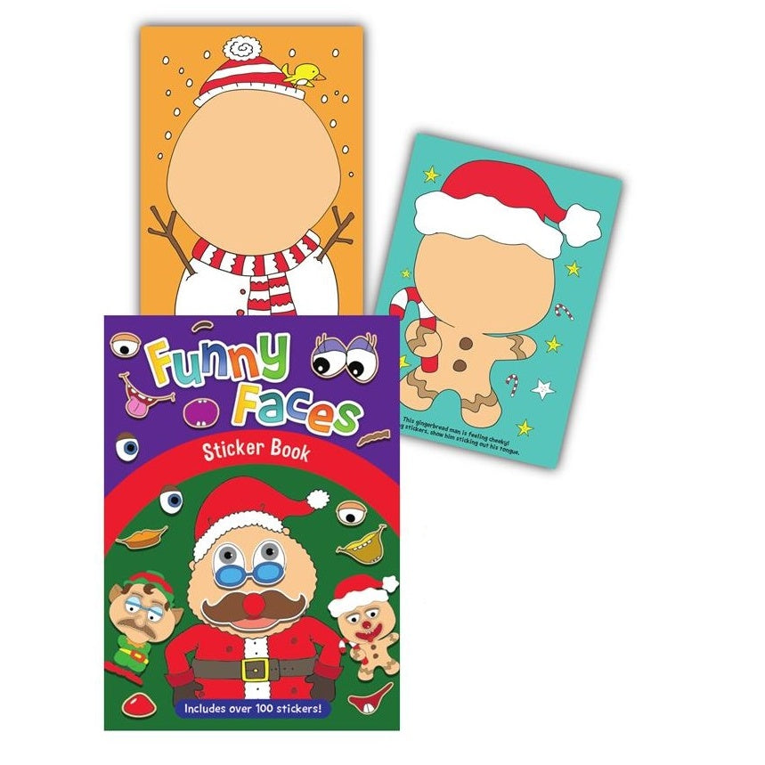 Funny Faces Sticker Book - Anilas UK