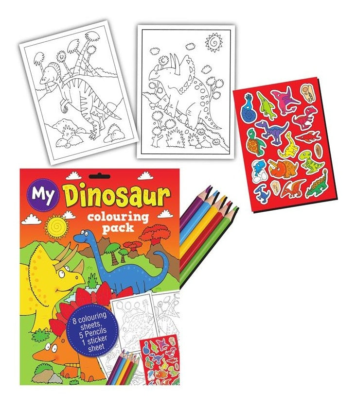 Dinosaur Colouring Pack - Anilas UK