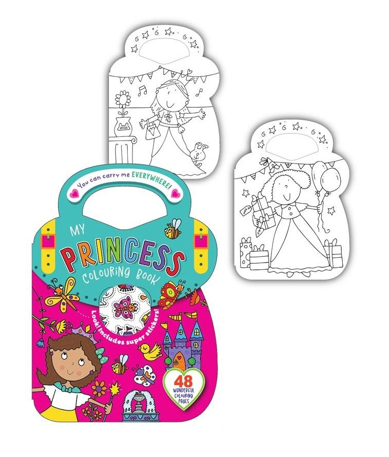 Princess Colouring Carry Along Book - Anilas UK
