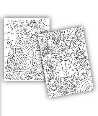 Children Mindful Coloring Book - Terrain - Anilas UK