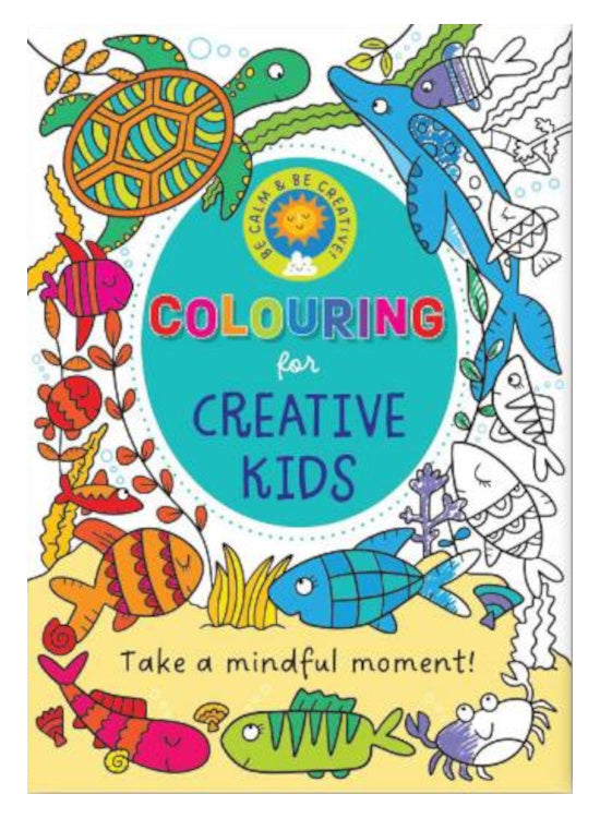 Children Mindful Coloring Book - Sea