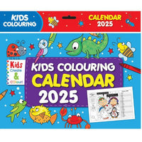 Kids Colour Your Own 2025 Calendar