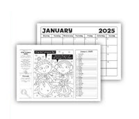 
              Kids Colour Your Own 2025 Calendar
            