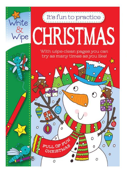 Christmas Wipe Clean Activity Book - Anilas UK