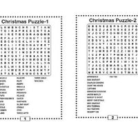 Christmas Word Search Book