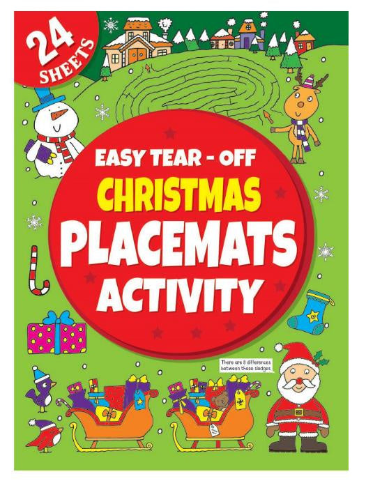 Christmas Placemats Activity Book - Anilas UK
