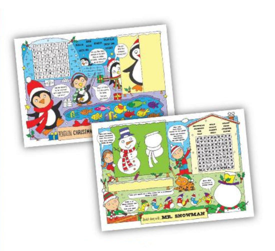 Christmas Placemats Activity Book - Anilas UK