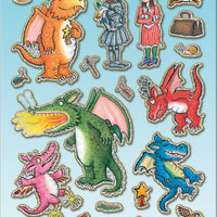 Zog Reusable Foiled Stickers - Anilas UK