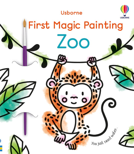 Zoo First Magic Painting Book - Anilas UK