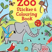 Zoo Sticker and Colouring Book - Anilas UK