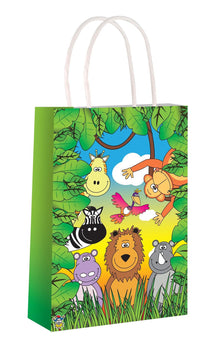 Jungle Party Bags - Lion, Hippo, Monkey - Anilas UK