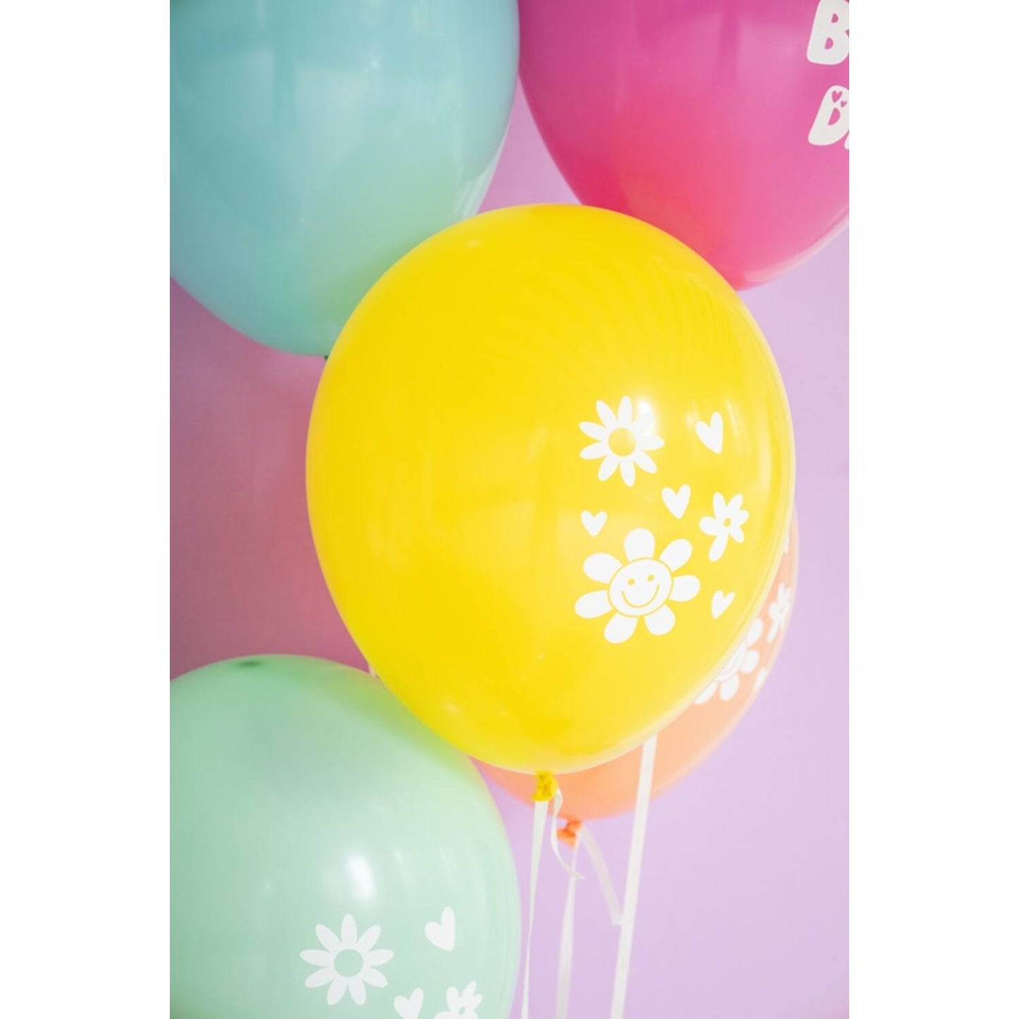 Boho Girlz Latex Birthday Party Balloons - (33 cm - 6 pieces) - Anilas UK