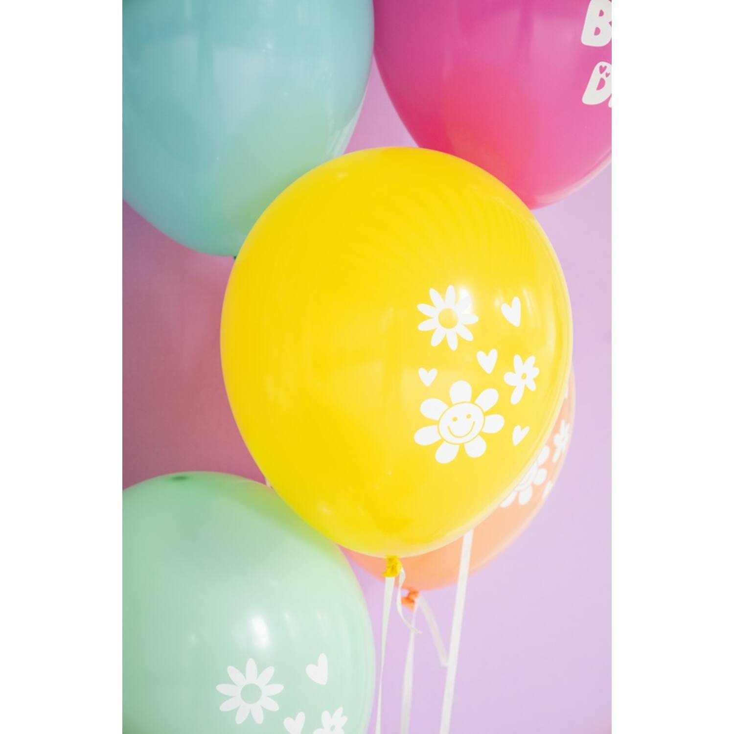 Boho Girlz Latex Birthday Party Balloons - (33 cm - 6 pieces) - Anilas UK
