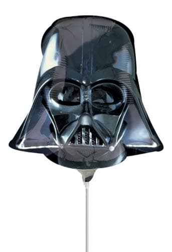 Star Wars Darth Vader Helmet Mini Shape Foil Balloon 23cm - Anilas UK
