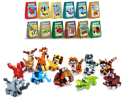 Jungle Animal Brick Kits - Anilas UK
