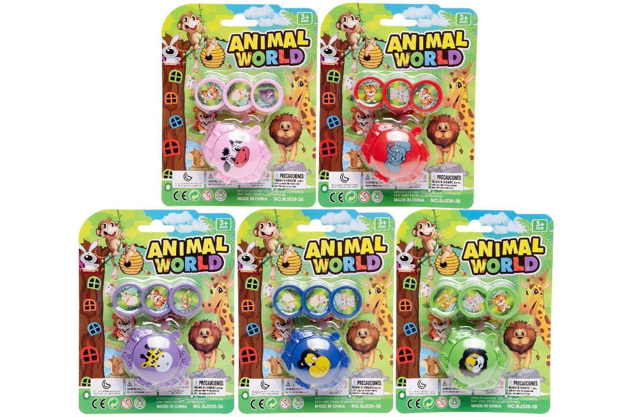 Animal World Disk Shooter Toy - Anilas UK