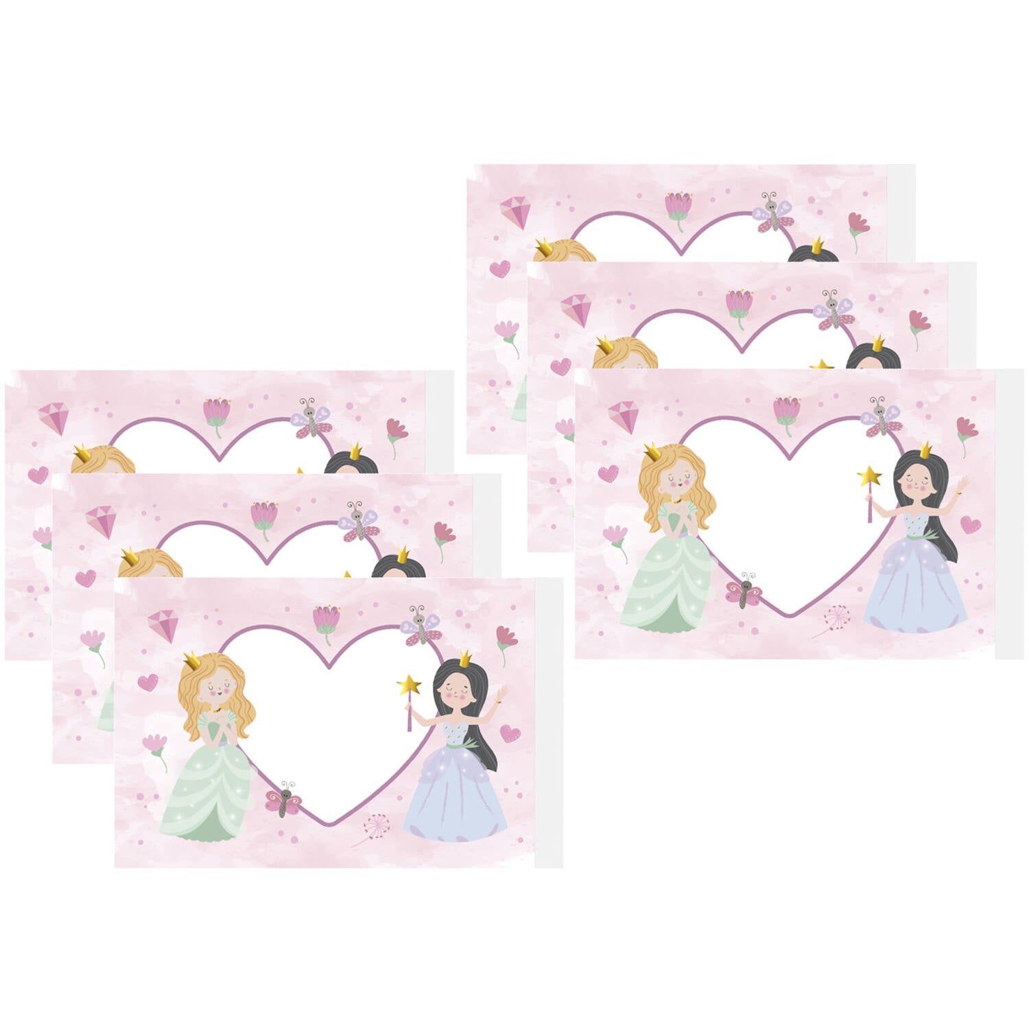Bubbles Soap Sticker - Pretty Princess (6 pieces) - Anilas UK