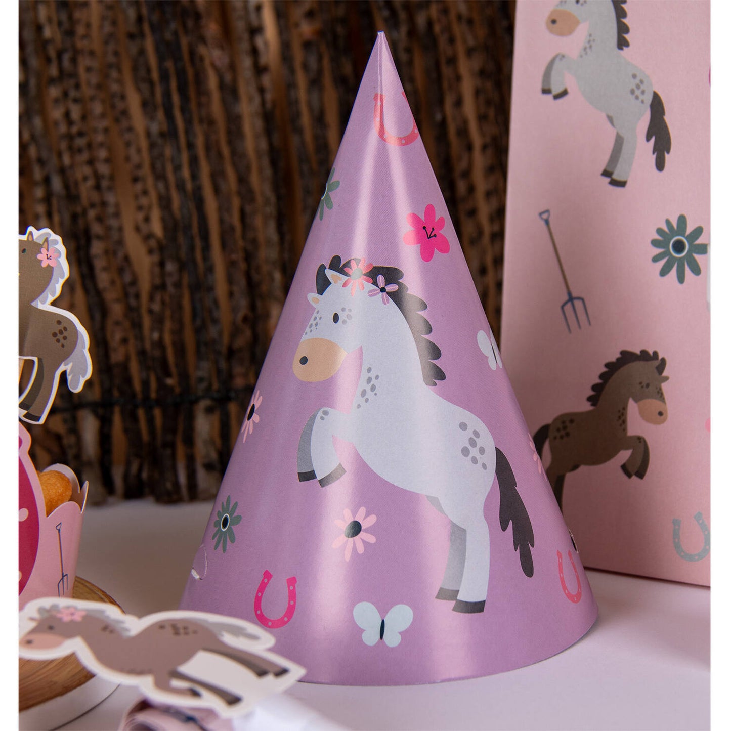 New Party Hats - Happy Horse (6 pieces) - Anilas UK