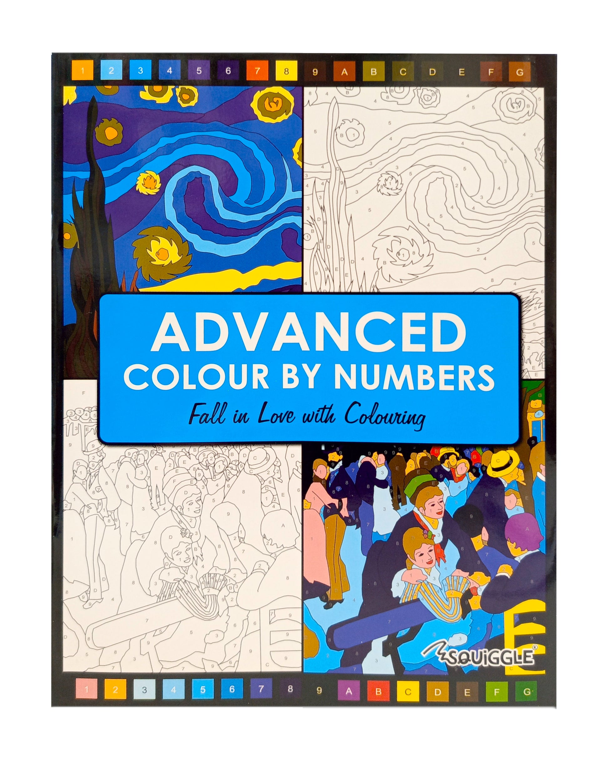 Advanced Colour by Numbers Book - Anilas UK