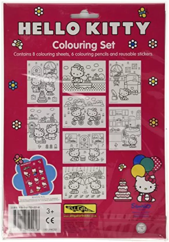 Hello Kitty Math Colouring Hello Kitty Colouring Set | Anilas UK