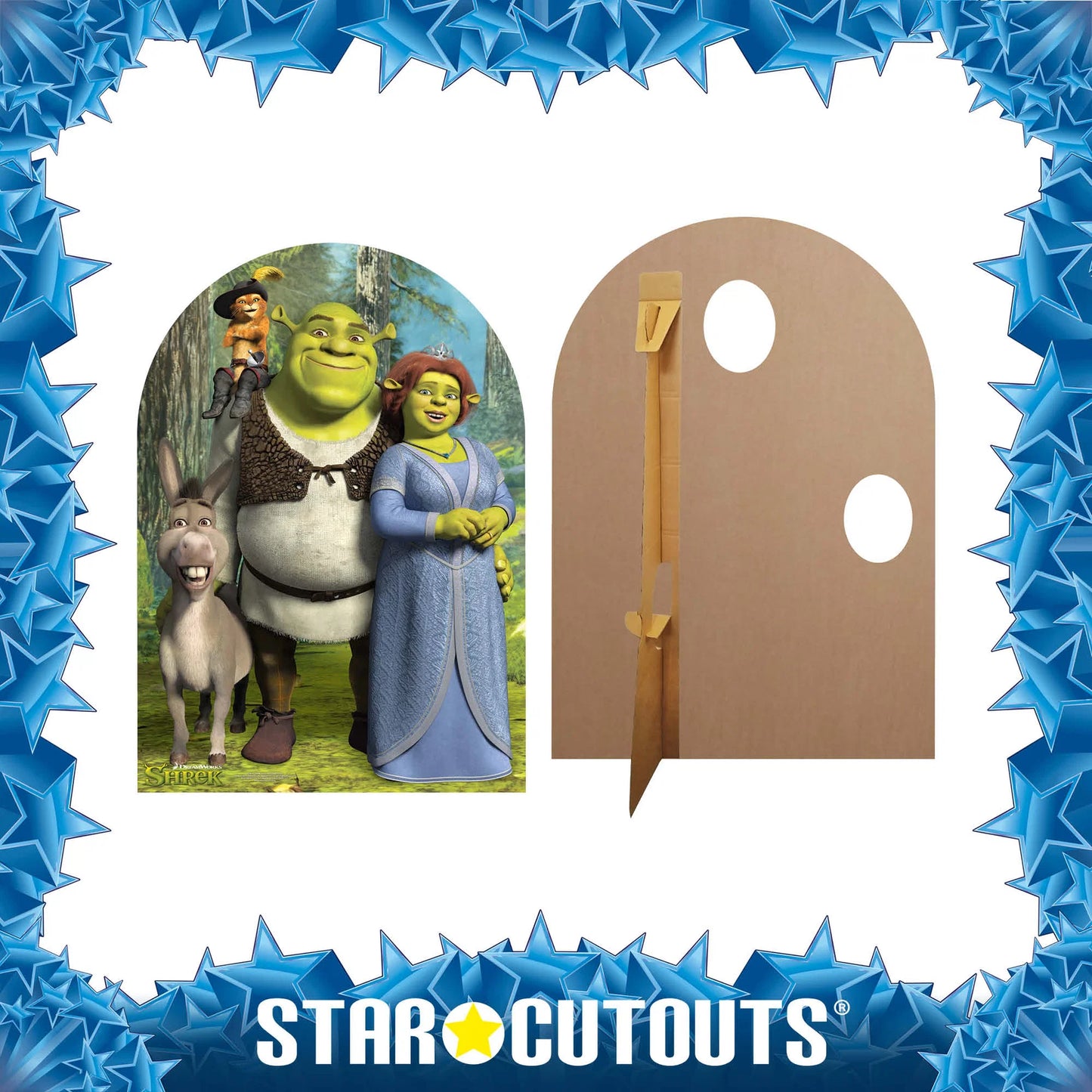 Shrek Stand-in Cardboard Cut Out Height 134cm