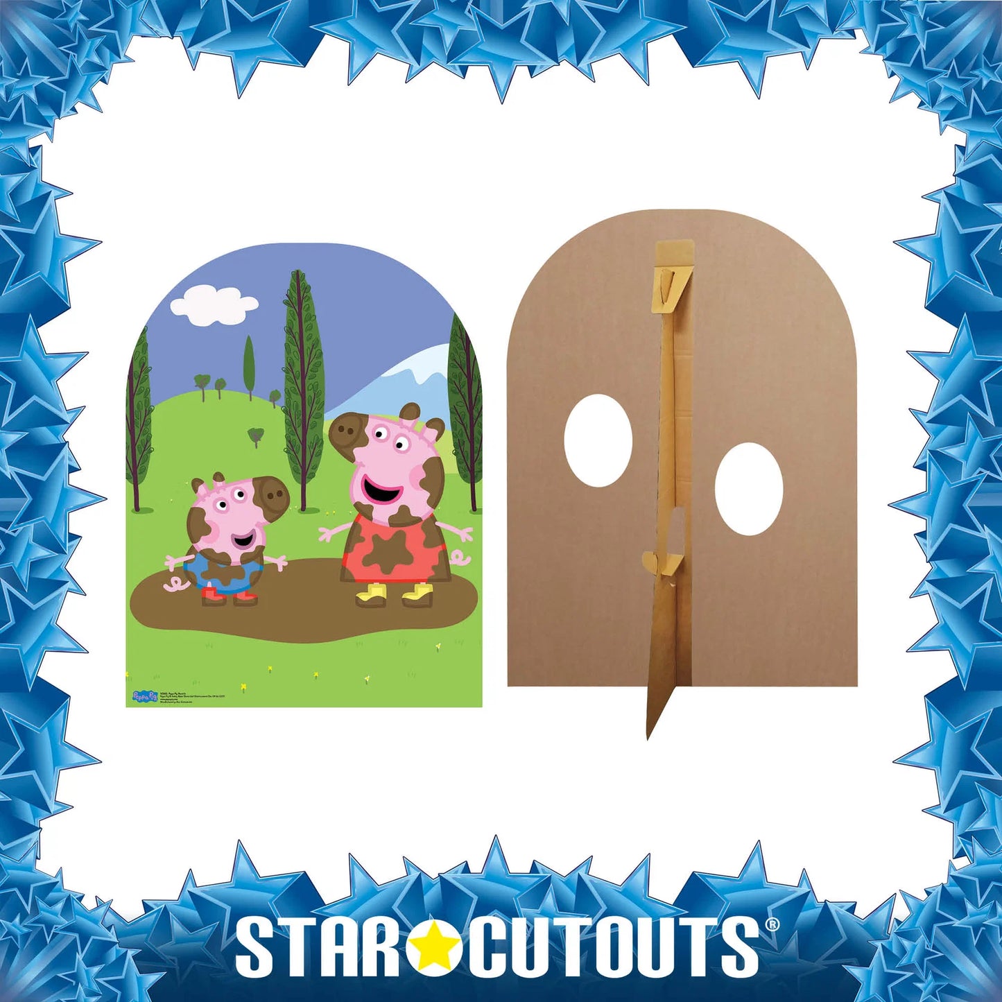 Peppa Pig Stand-In Muddy Puddle (Child Sized) Cardboard Cut Out Height 123cm