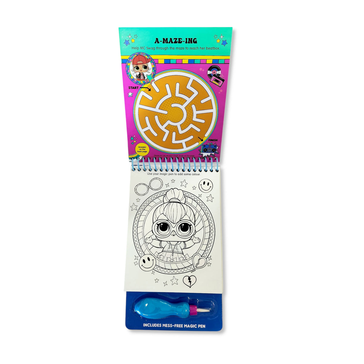 LOL Surprise Aqua Magic Colouring Book