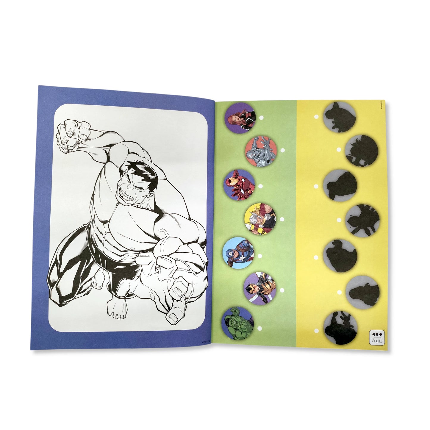 Marvel Avengers Colouring Book with Stickers & Pencils