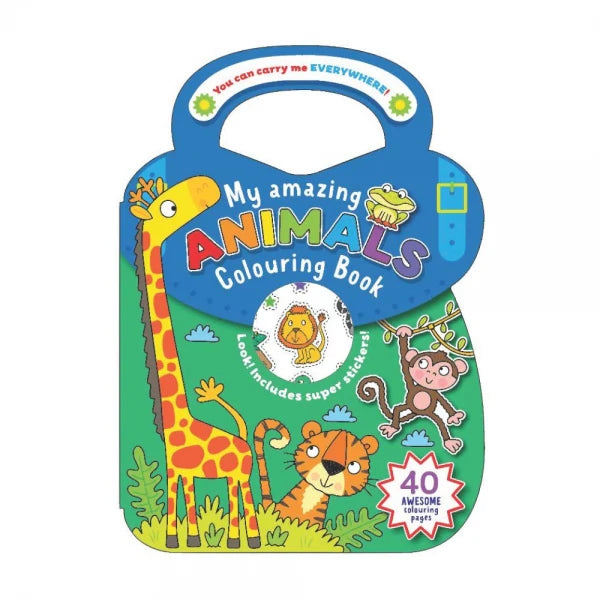 Colouring & Sticker Bag Book: Animals & Monsters