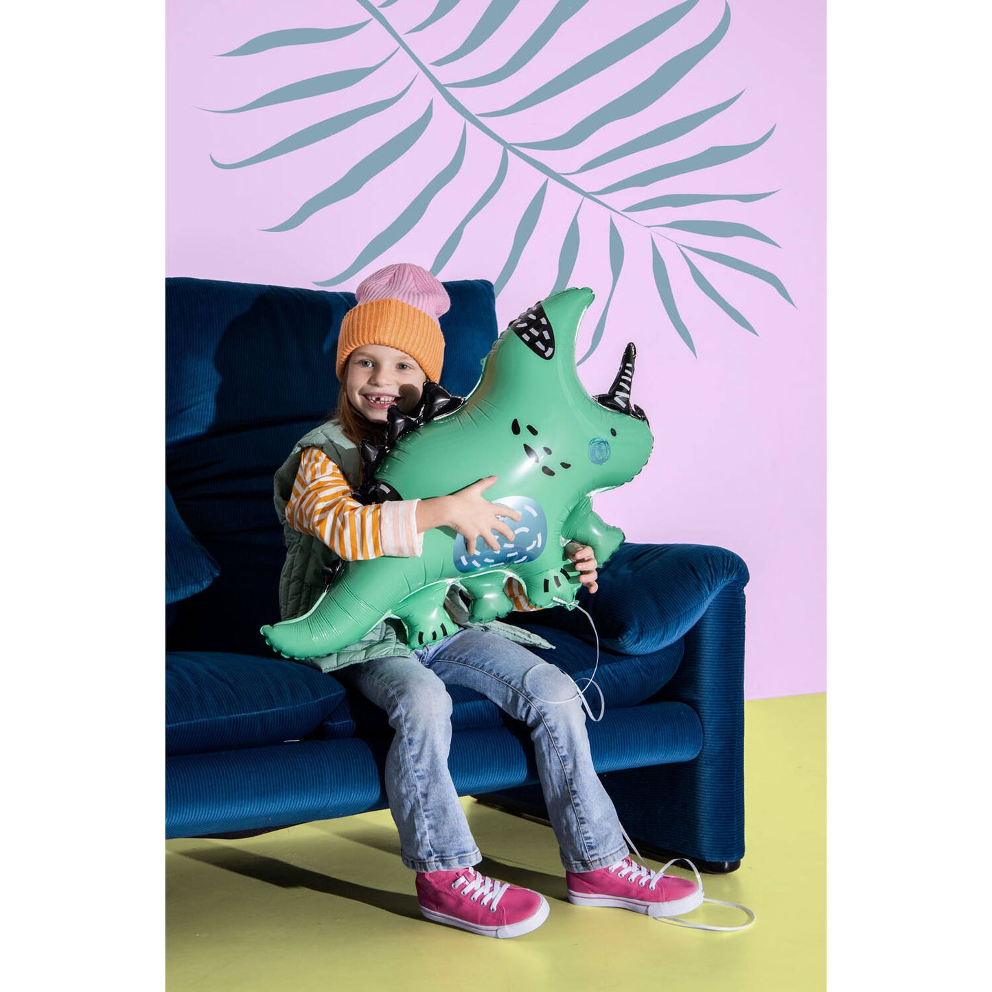 Foil Balloon - Shape - Dino Roars (76x44cm) - Anilas UK