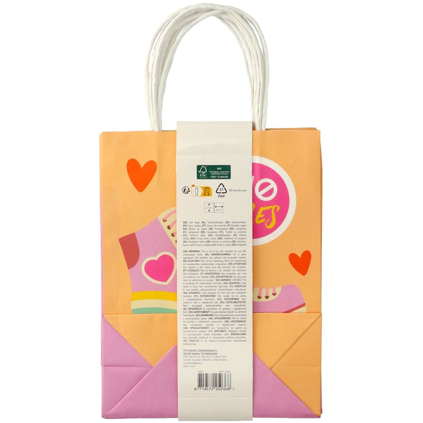 Boho Girlz Gift Bags (20x27 cm) - Anilas UK