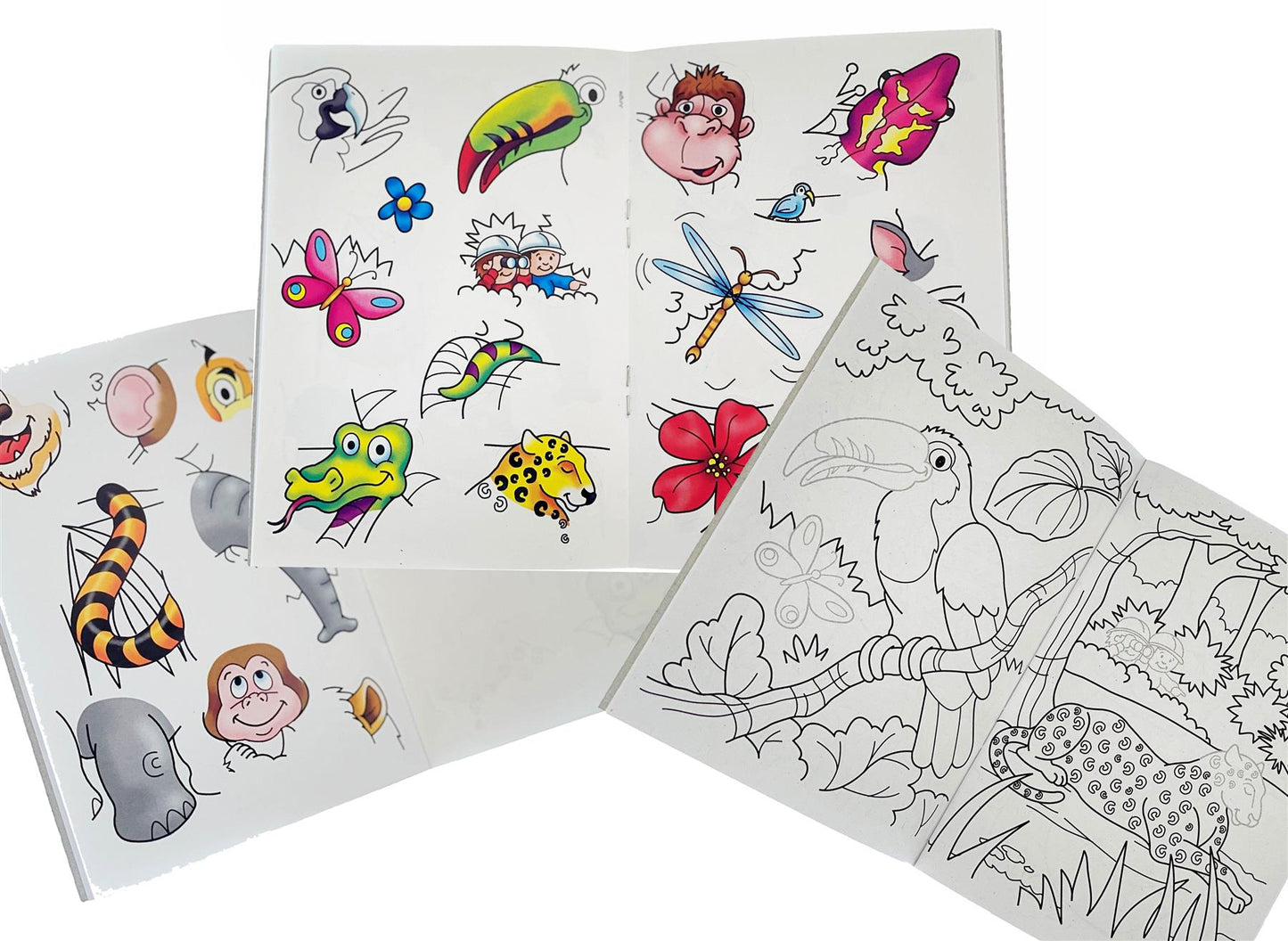 Mini Jungle Sticker Activity Books - Anilas UK