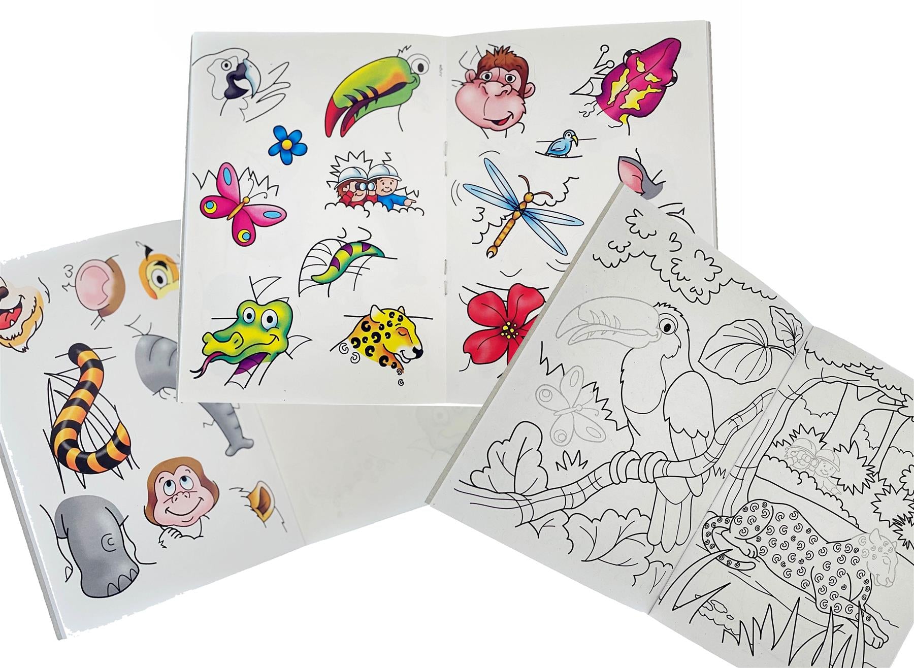 Mini Jungle Sticker Activity Books - Anilas UK