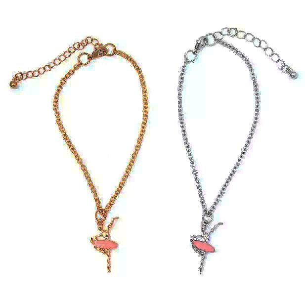 Ballet dancer charm bracelet