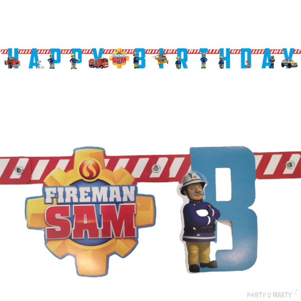 Fireman Sam Letter Banner - Anilas UK