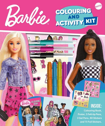 Barbie Colouring & Activity Kit front view - Anilas UK