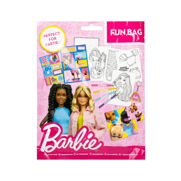 Barbie Fun Bag front view with vibrant design 