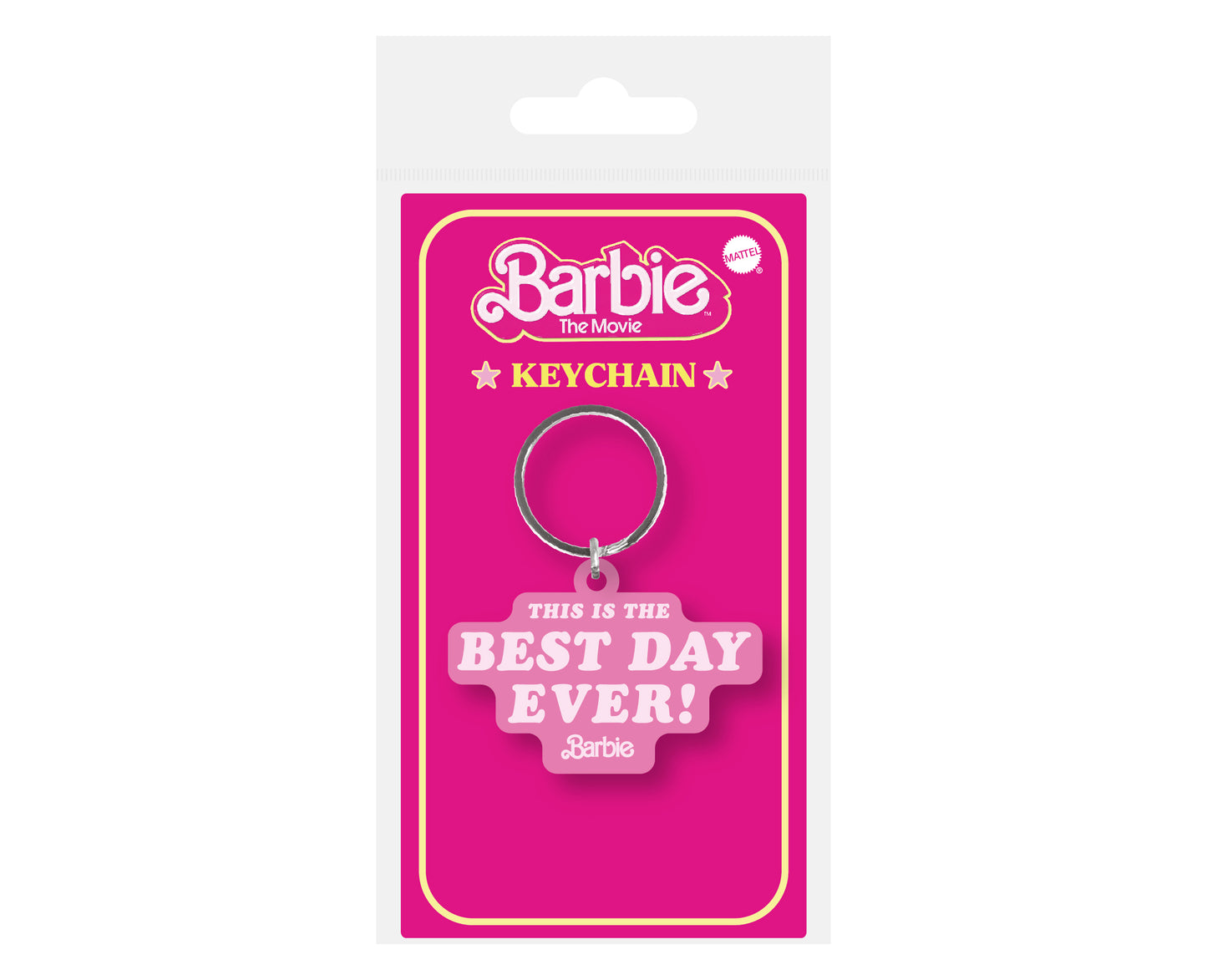 Barbie Keychain assorted design 1 with flat style and vibrant motif