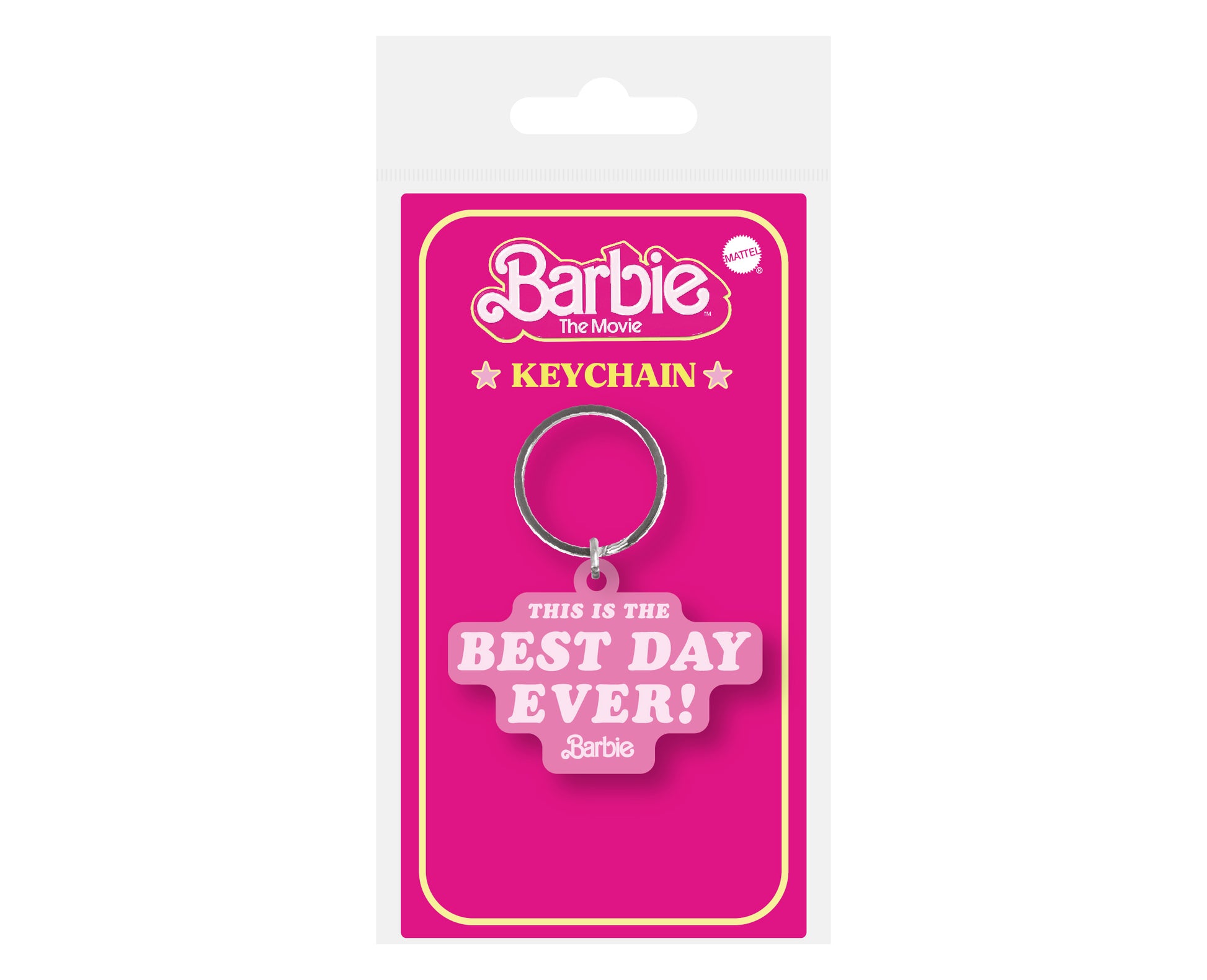 Barbie Keychain assorted design 1 with flat style and vibrant motif