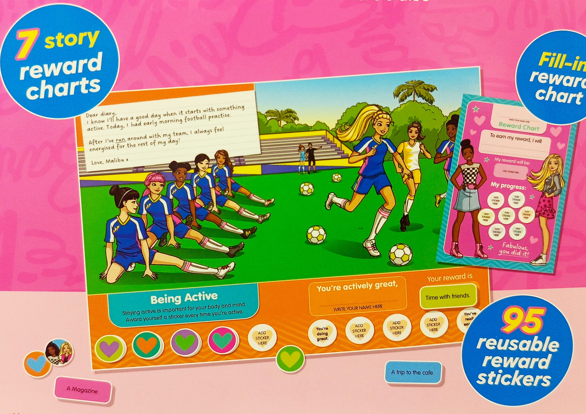 Barbie Reward Chart Book - Anilas UK