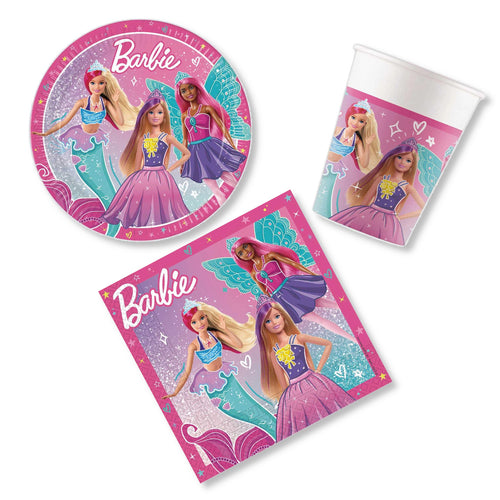 Anila's Barbie Fantasy Party Pack for 16 people - Anilas UK