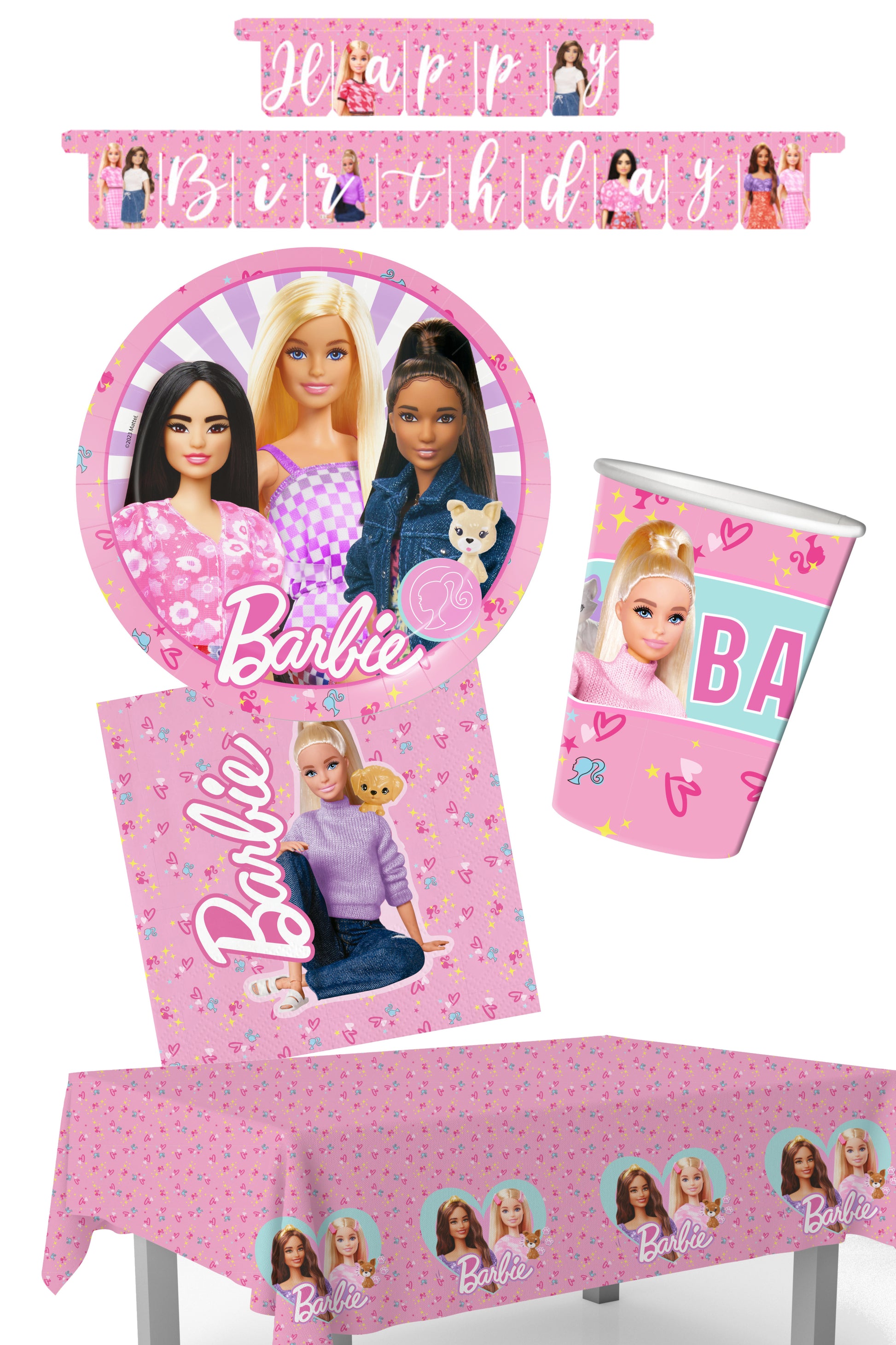 Anila's Barbie Party Pack for 8 people - Anilas UK