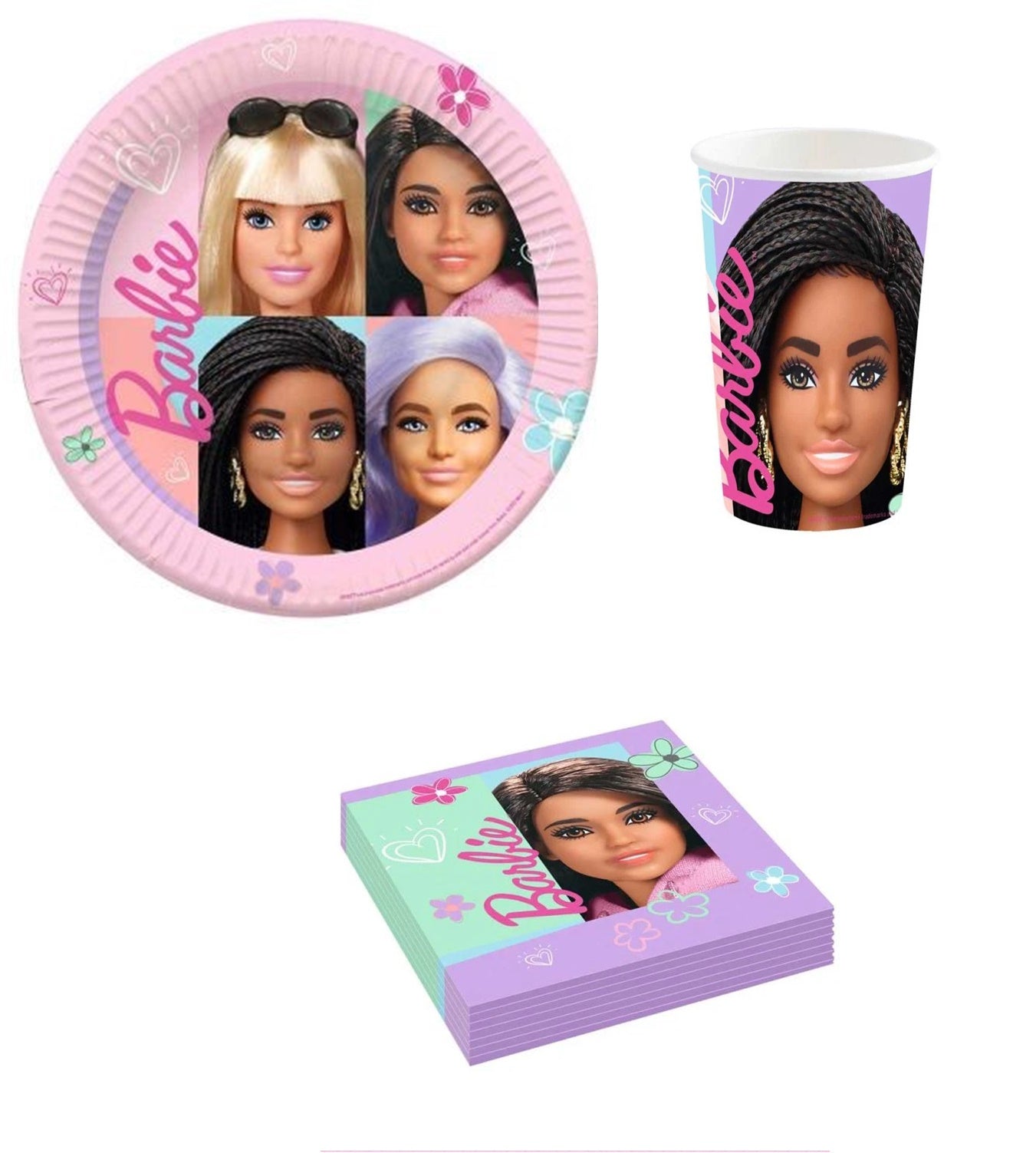 Anila's Barbie Party Pack for 16 people - Anilas UK