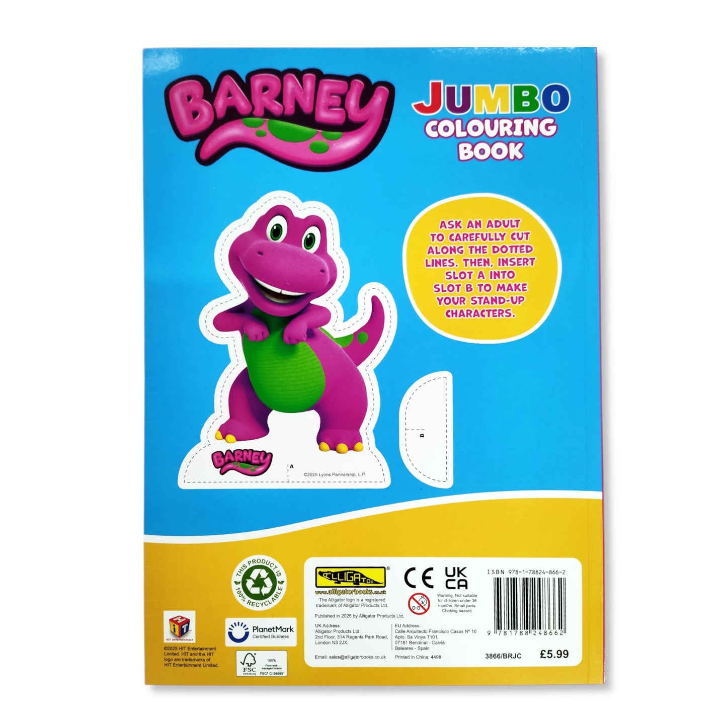 Barney Jumbo Colouring Book