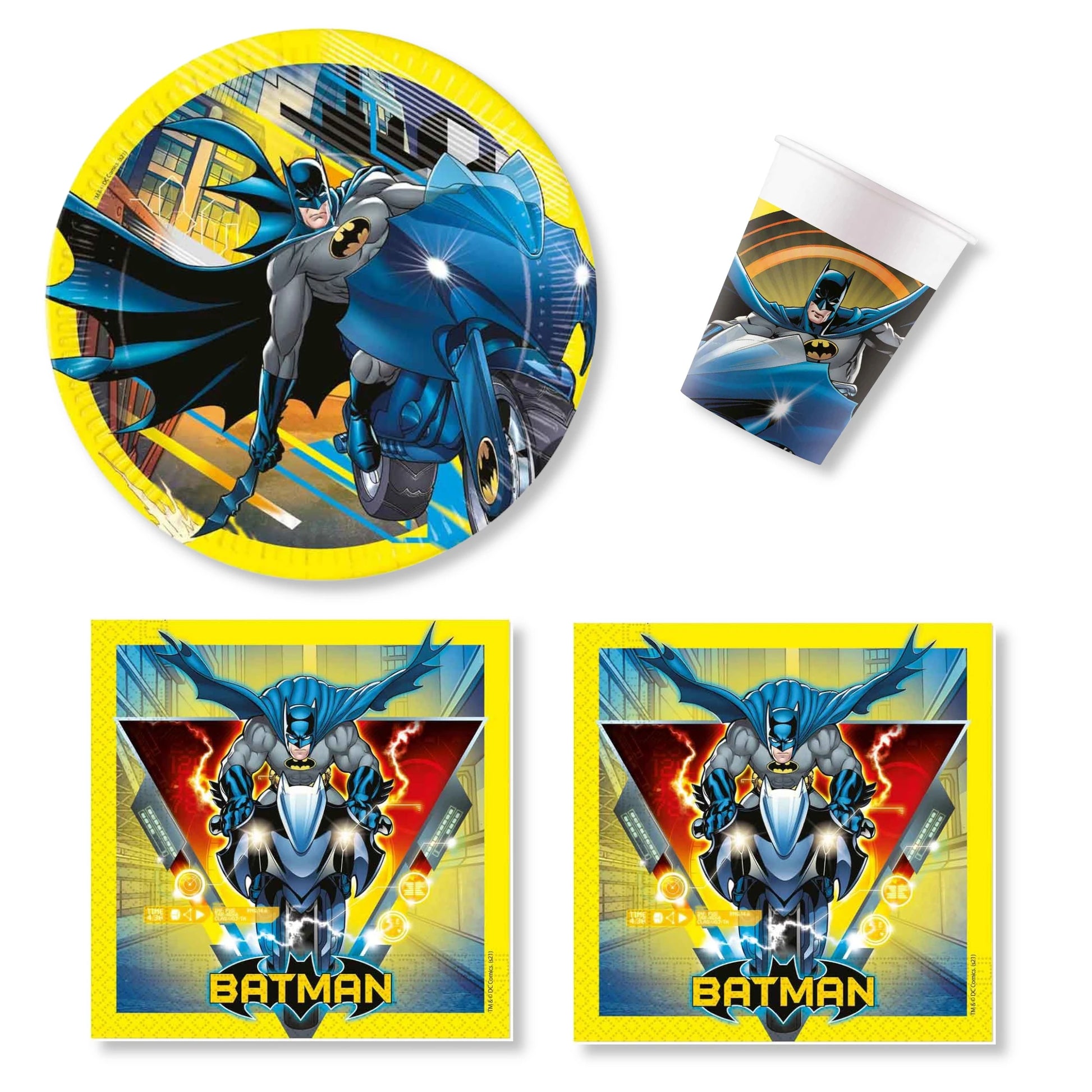 Anila's Batman Party Pack for 16 people - Anilas UK