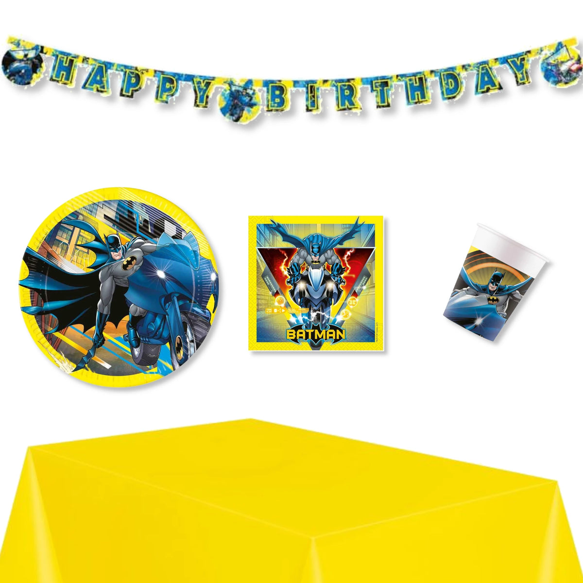 Anila's Batman Party Pack for 8 people - Anilas UK