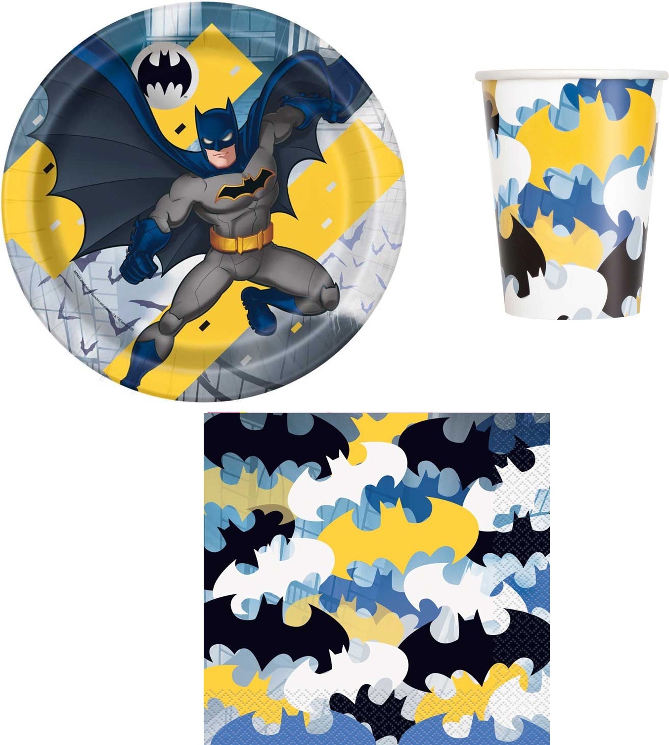 Anila's Batman Party Pack for 16 people - Anilas UK