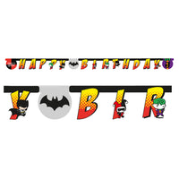 Batman vs Joker Paper Letter Banner